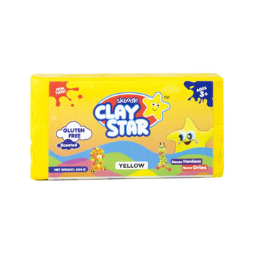 Skoodle Clay Star – 454 gm (Yellow)