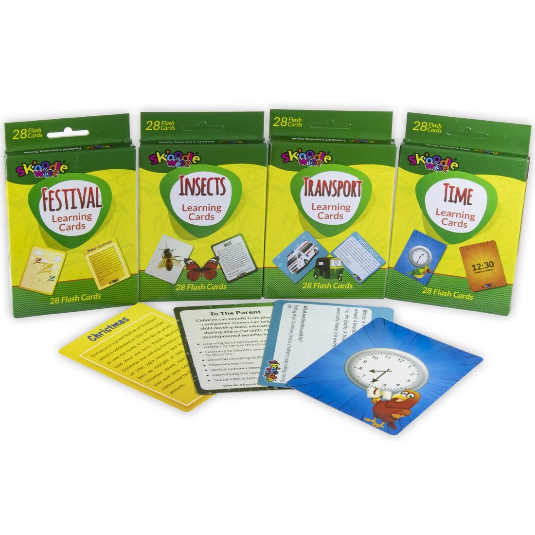 Skoodle General Knowledge2 Flash Cards Set – Pack of 4