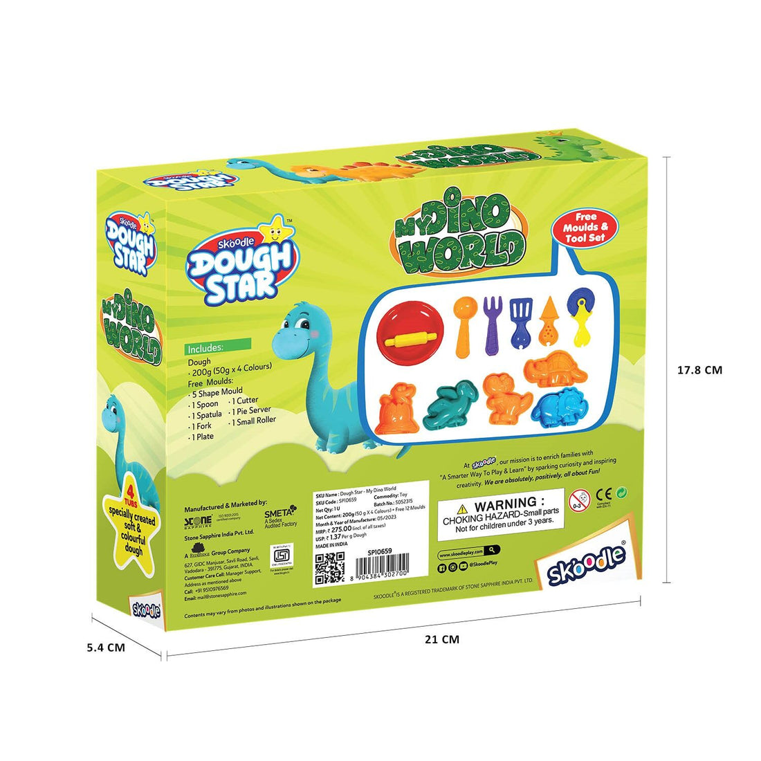 Skoodle Dough Star My Dino World