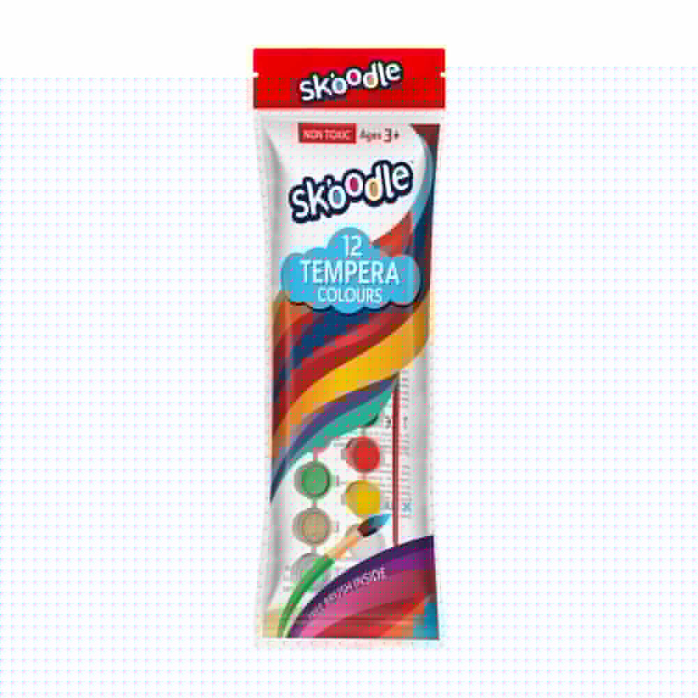 Skoodle 12 Tempera Colours