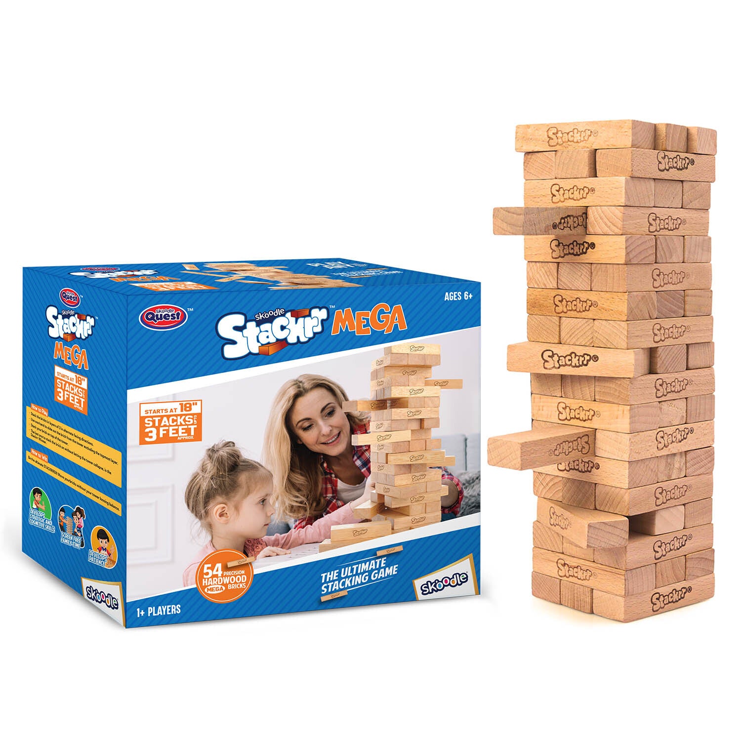 Skoodle Quest Mega Stackrr (4.75" x 1.58" x 1")