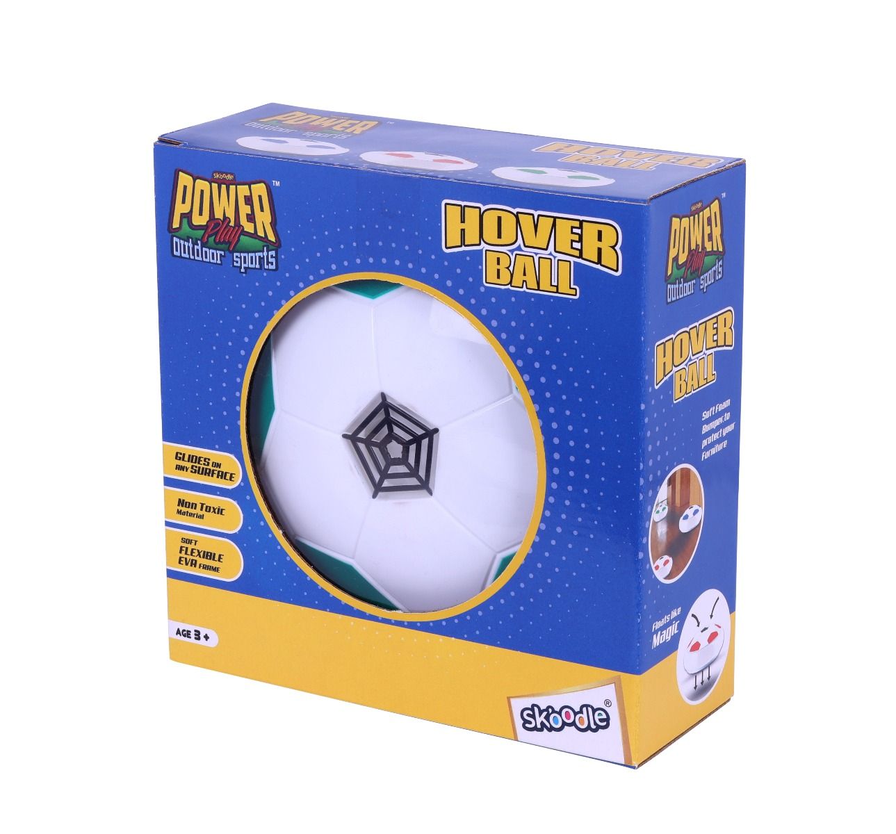 Skoodle Power Play Hover Ball - Green