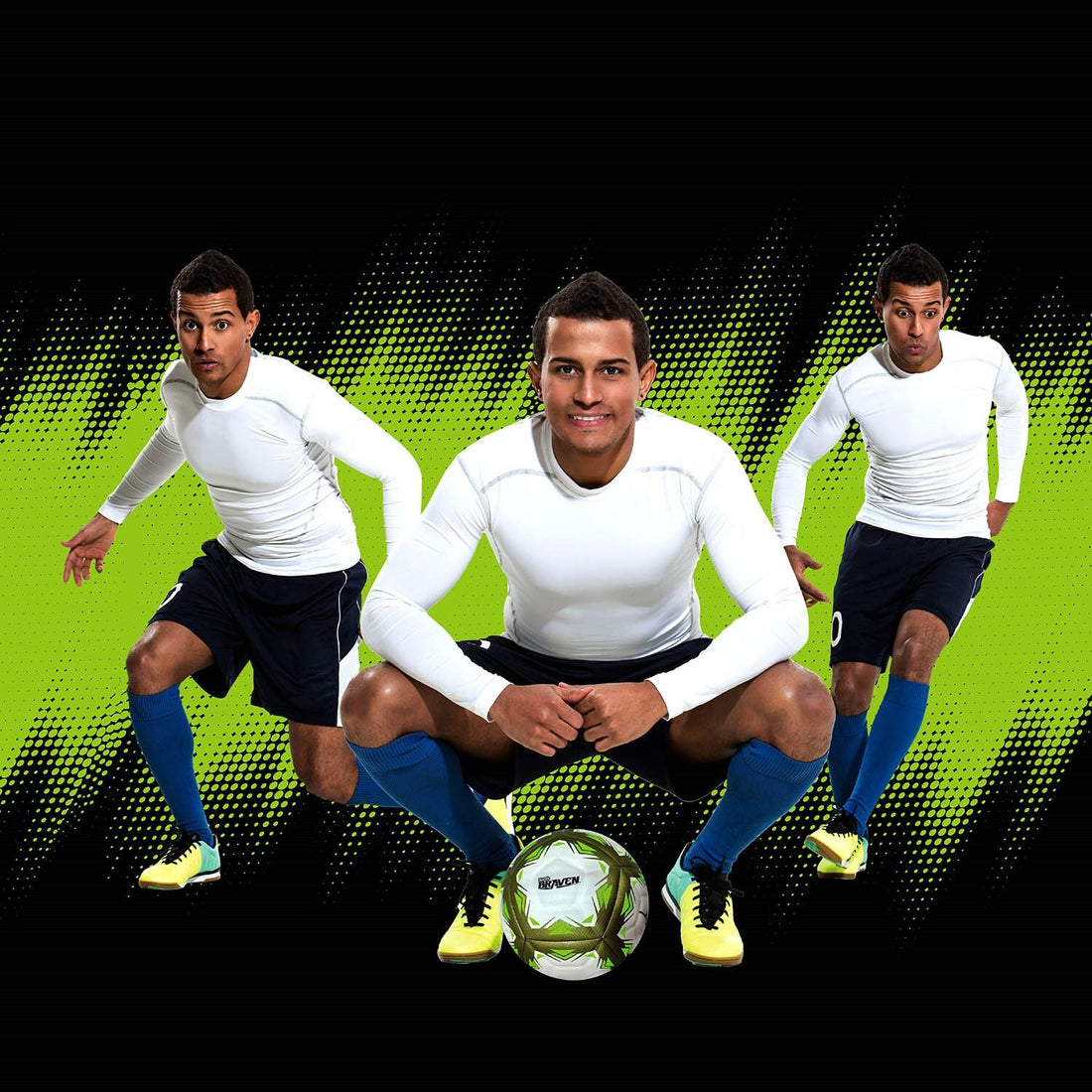 Skoodle Braven Embossed Thermo Bonded Football Size 5 (TPU150)