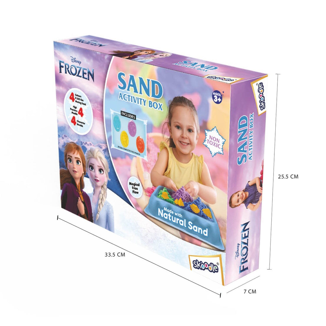 Disney Frozen Sand Activity Box – Creative Sand Play & Moulding Set
