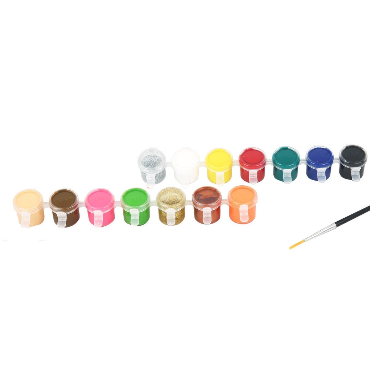 Skoodle Tempera Colours Set Of 14 Different Shades