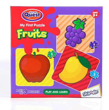 Skoodle My First Puzzle Fruits For 3+ Years Kids