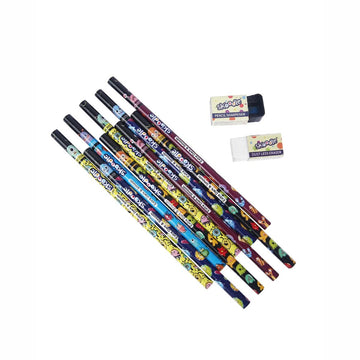 Skoodle Monster Series - Paper Pencil -Pack Of 10