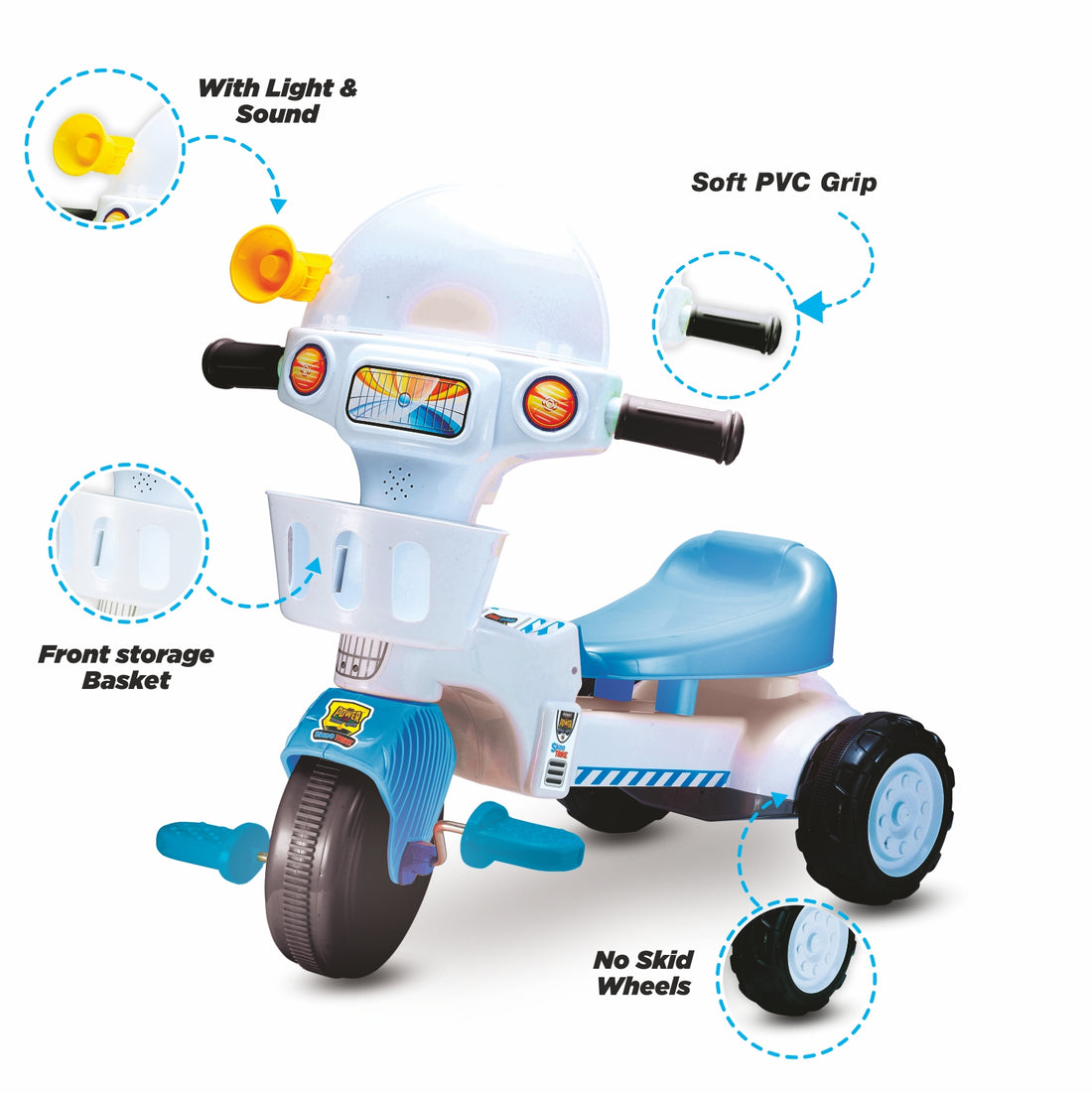 Skoodle Green Orange Skootrike – Blue