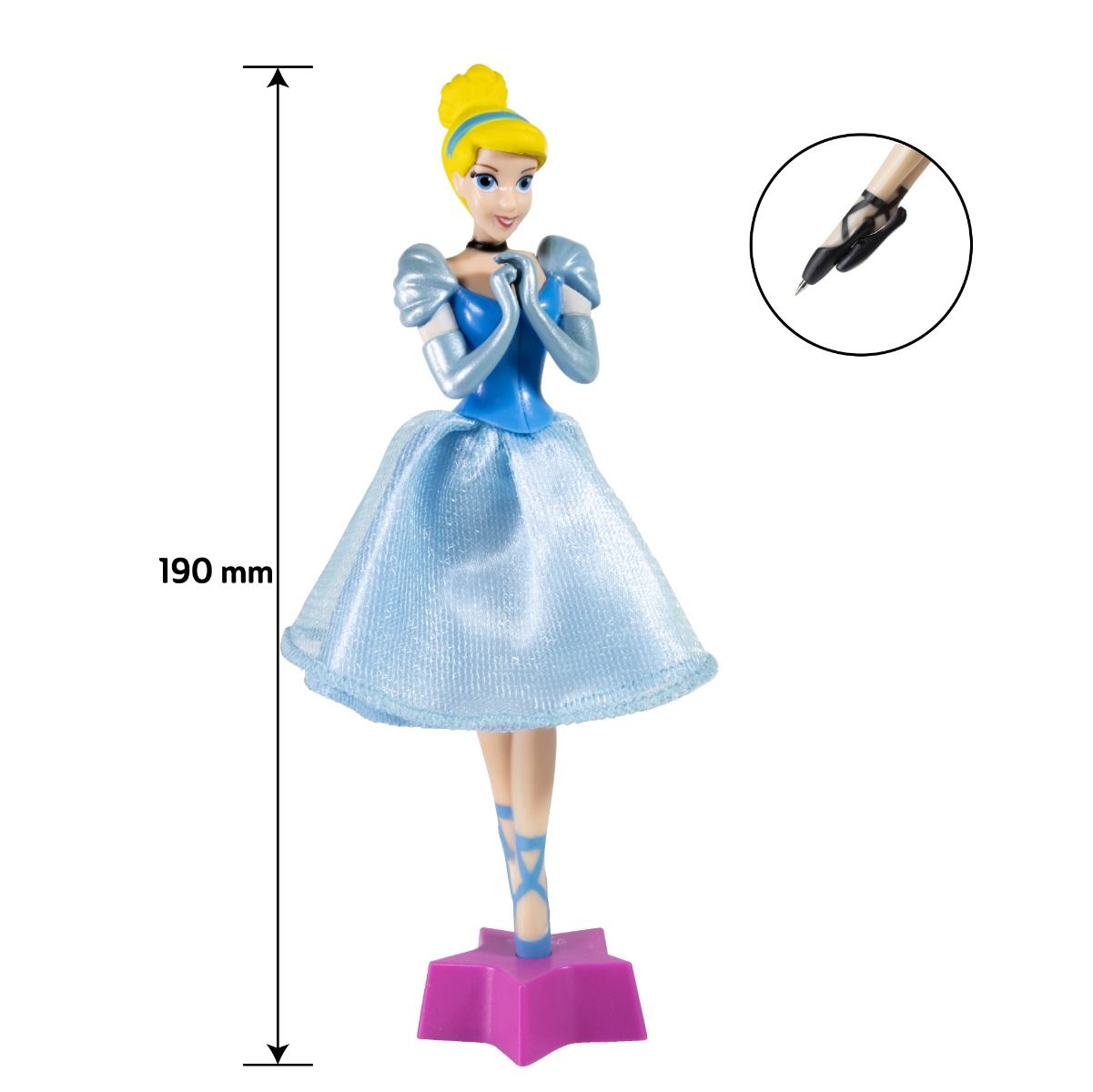 Disney Princess 3D Pens | Multicolor|Gift Collectible Pvc Figure - Cinderella