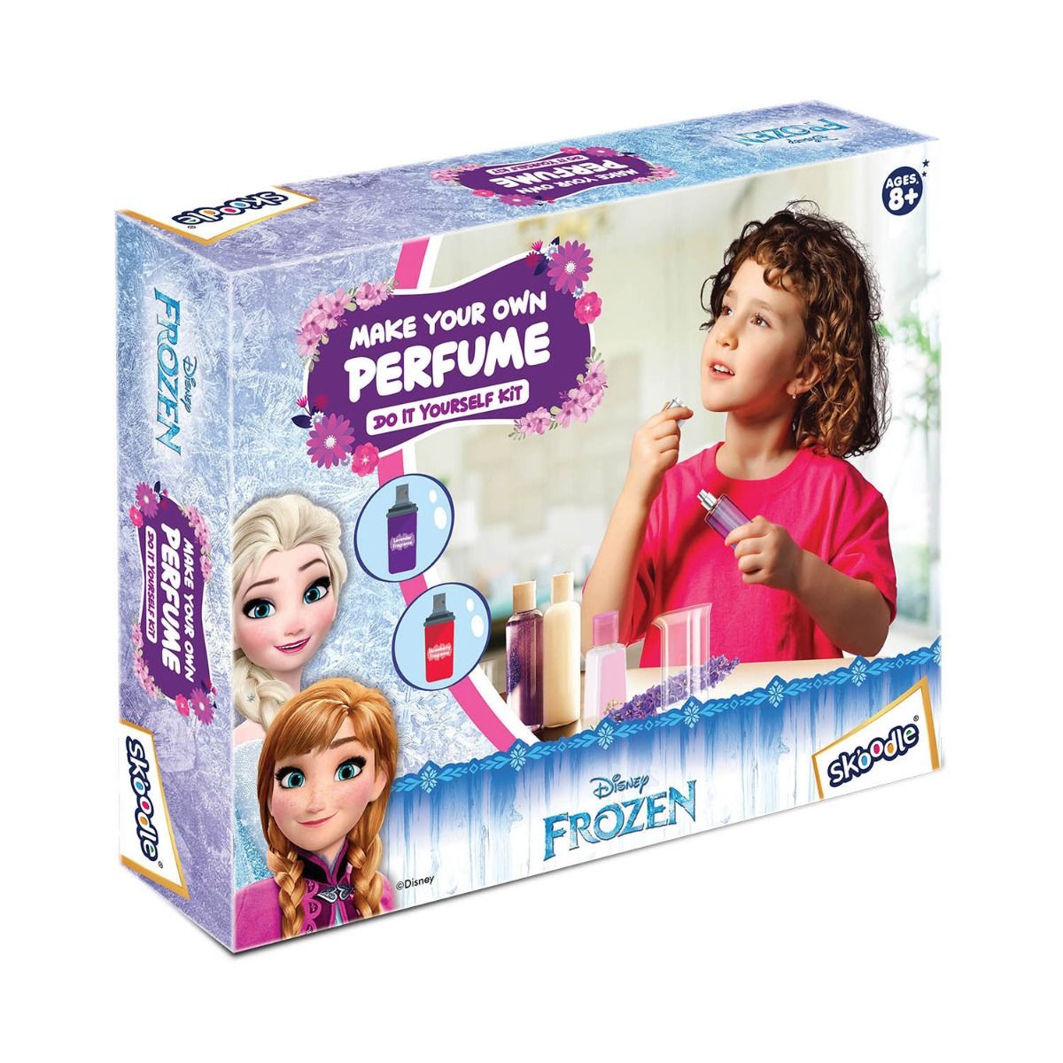 Skoodle Frozen - Make Your Own Divine Perfume, Educational Diy Activity Toy Kit For Ages 8+, Creative Learning Games For Growing Children