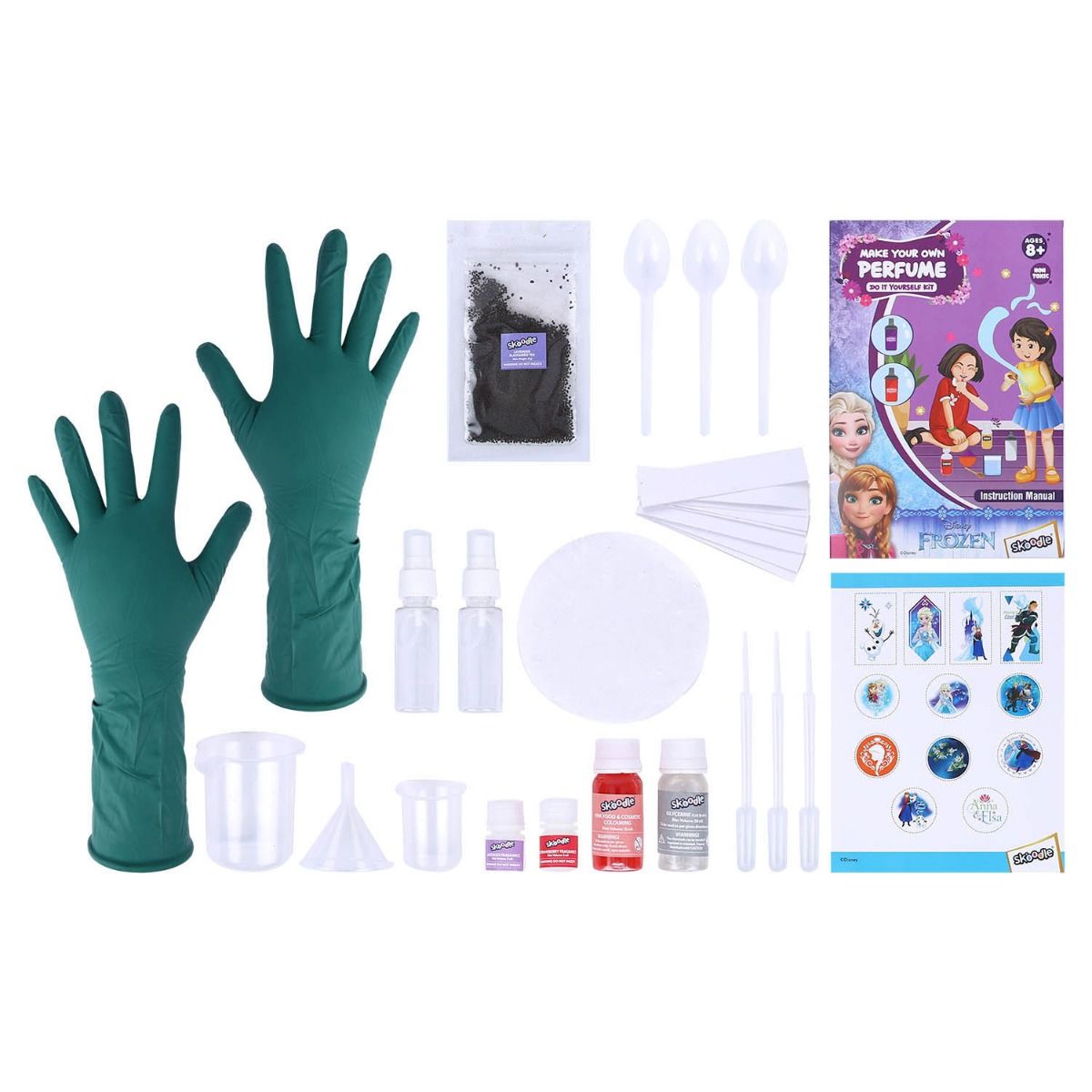 Skoodle Frozen - Make Your Own Divine Perfume, Educational Diy Activity Toy Kit For Ages 8+, Creative Learning Games For Growing Children