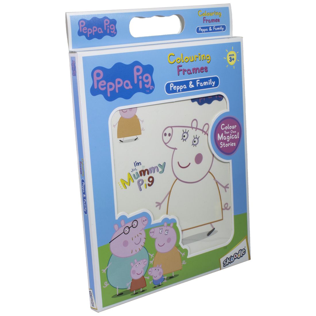 Peppa And Family Colouring Frames