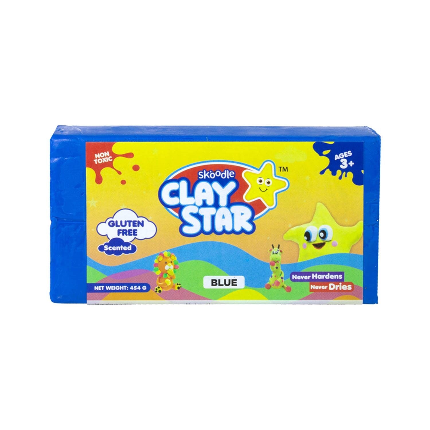 Skoodle Clay Star – 454 gm (Blue)