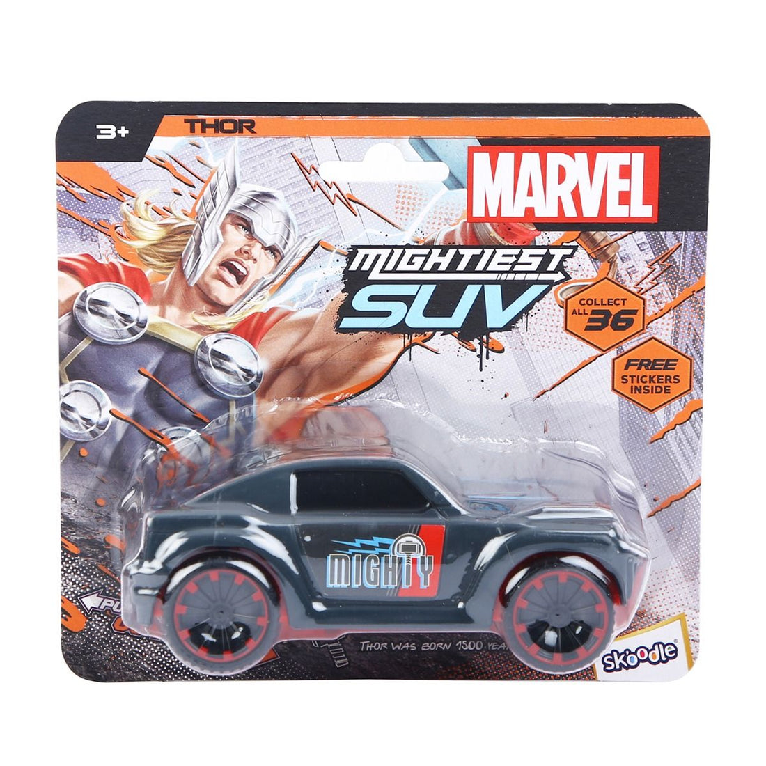 Skoodle Marvel Pull-Back Suv - Thor (Tr)