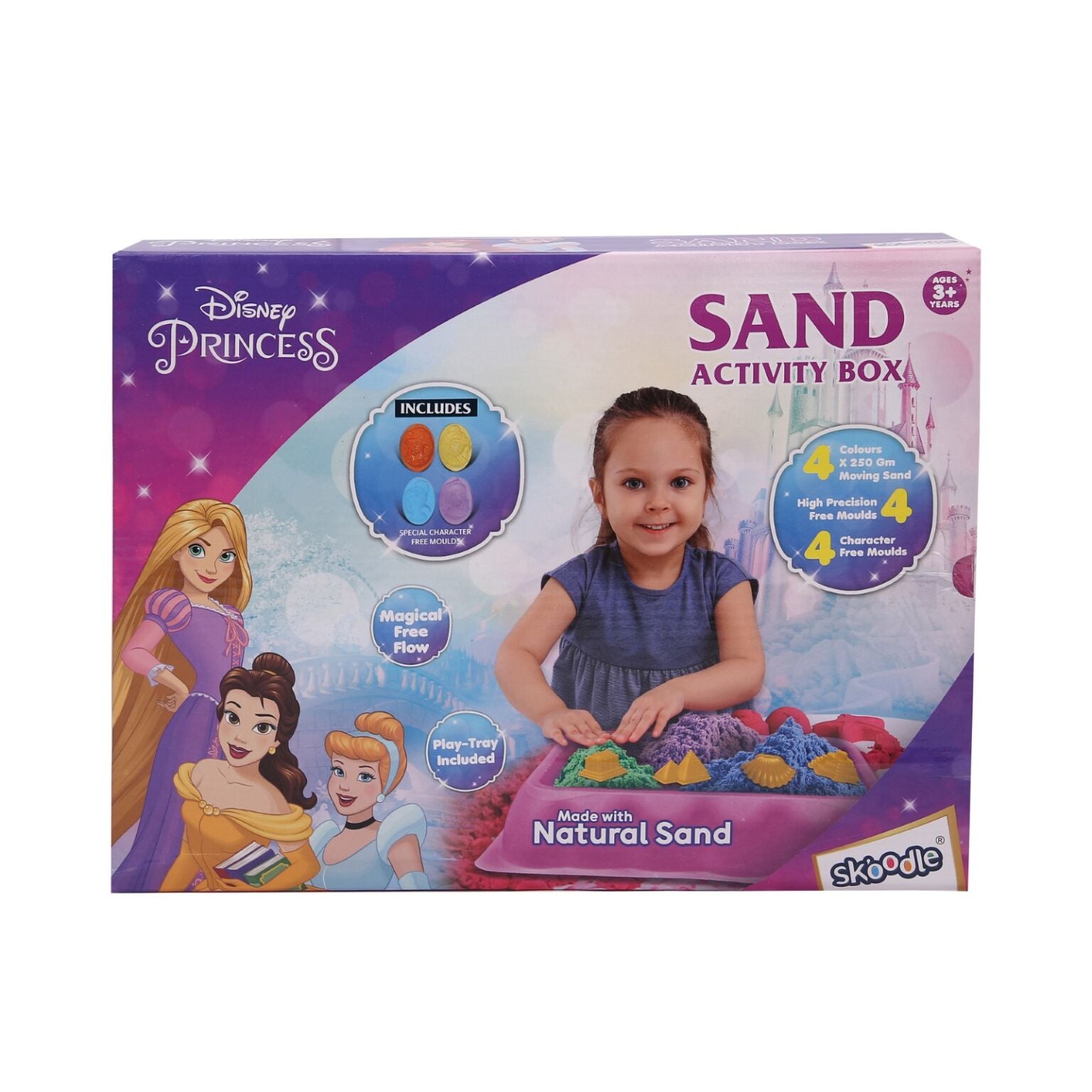 Disney Princess Sand Activity Box – Creative Sand Play & Moulding Set