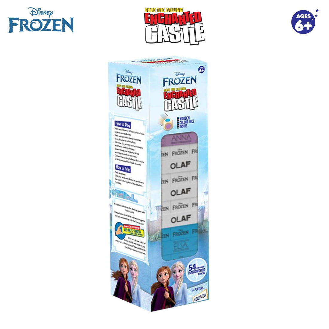 Disney Frozen Stackrr Board Game – Save the Falling Enchanted Castle