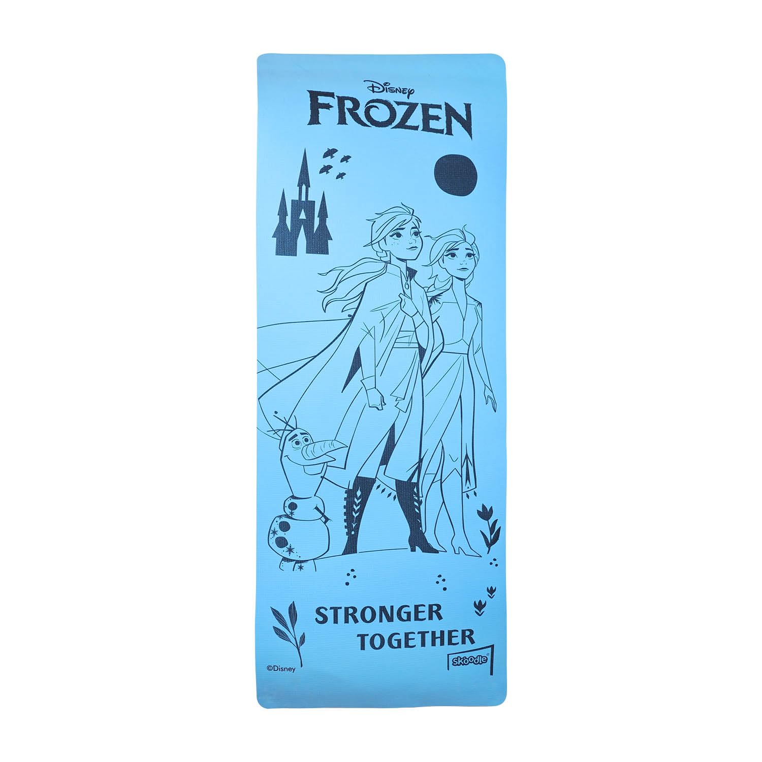 Disney Frozen Kids Yoga & Exercise Mat (22" x 58" x 0.4 cm) – In 2 Assorted Colours