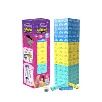 Disney Princess Stackrr Board Game – Save the Tumbling Royal Palace