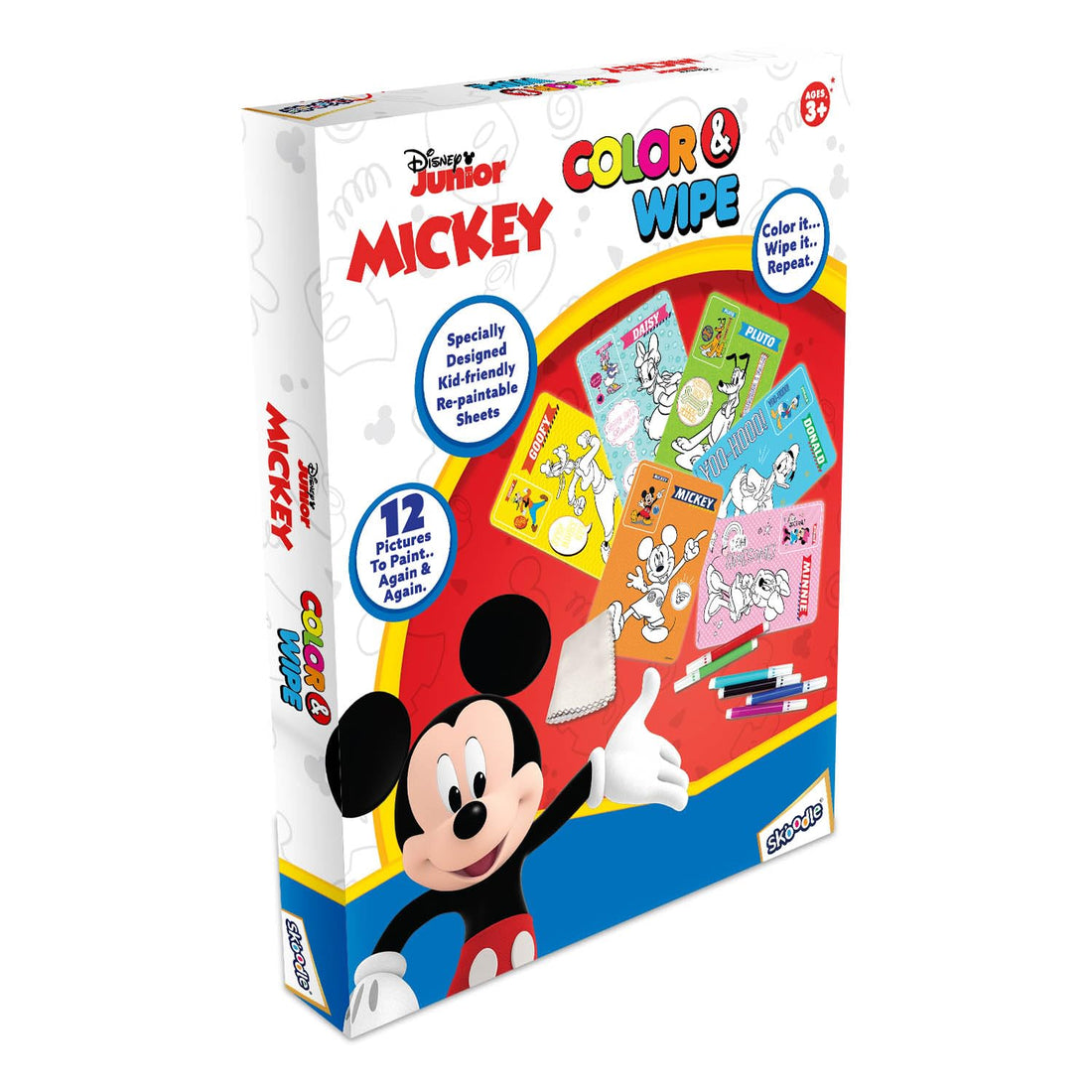 Disney Mickey Colour & Wipe Art Kit