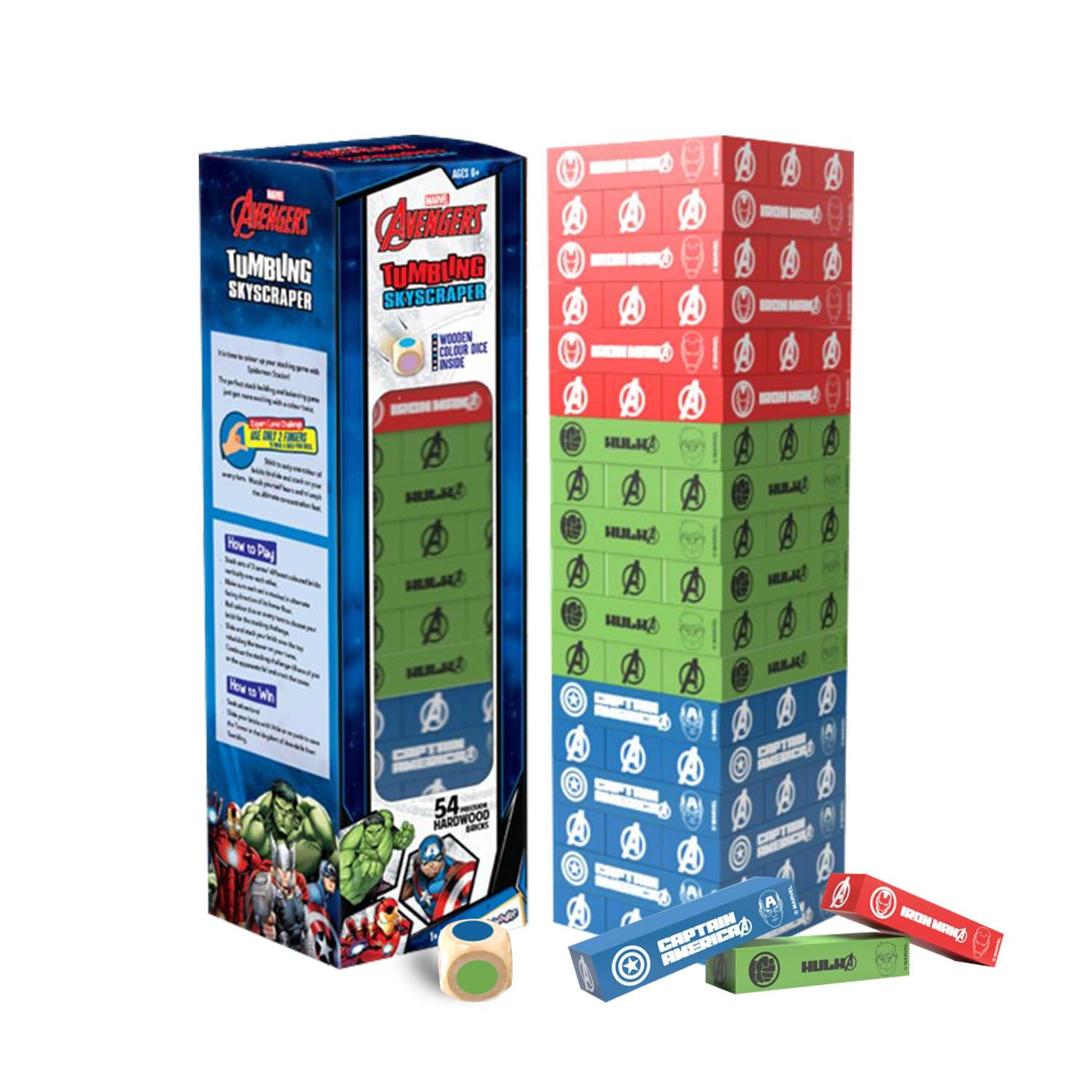 Marvel Avengers Stackrr – Save the Tumbling Skyscraper