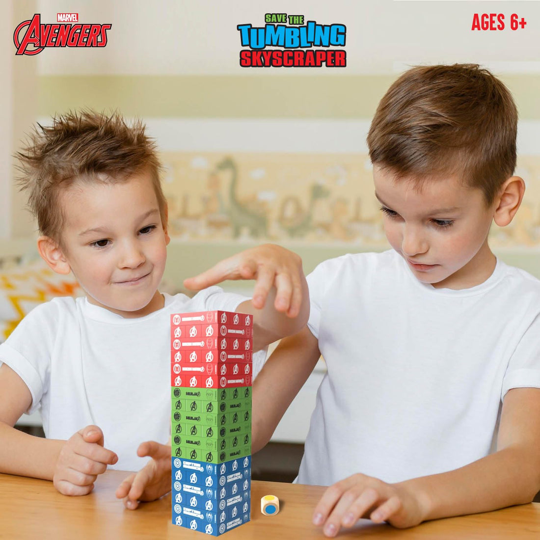 Marvel Avengers Stackrr – Save the Tumbling Skyscraper