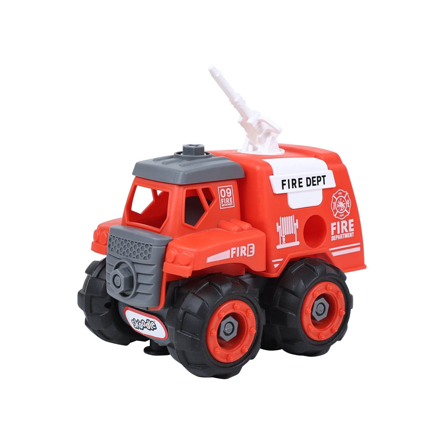 Skoodle Build & Go Fire Extinguisher Truck