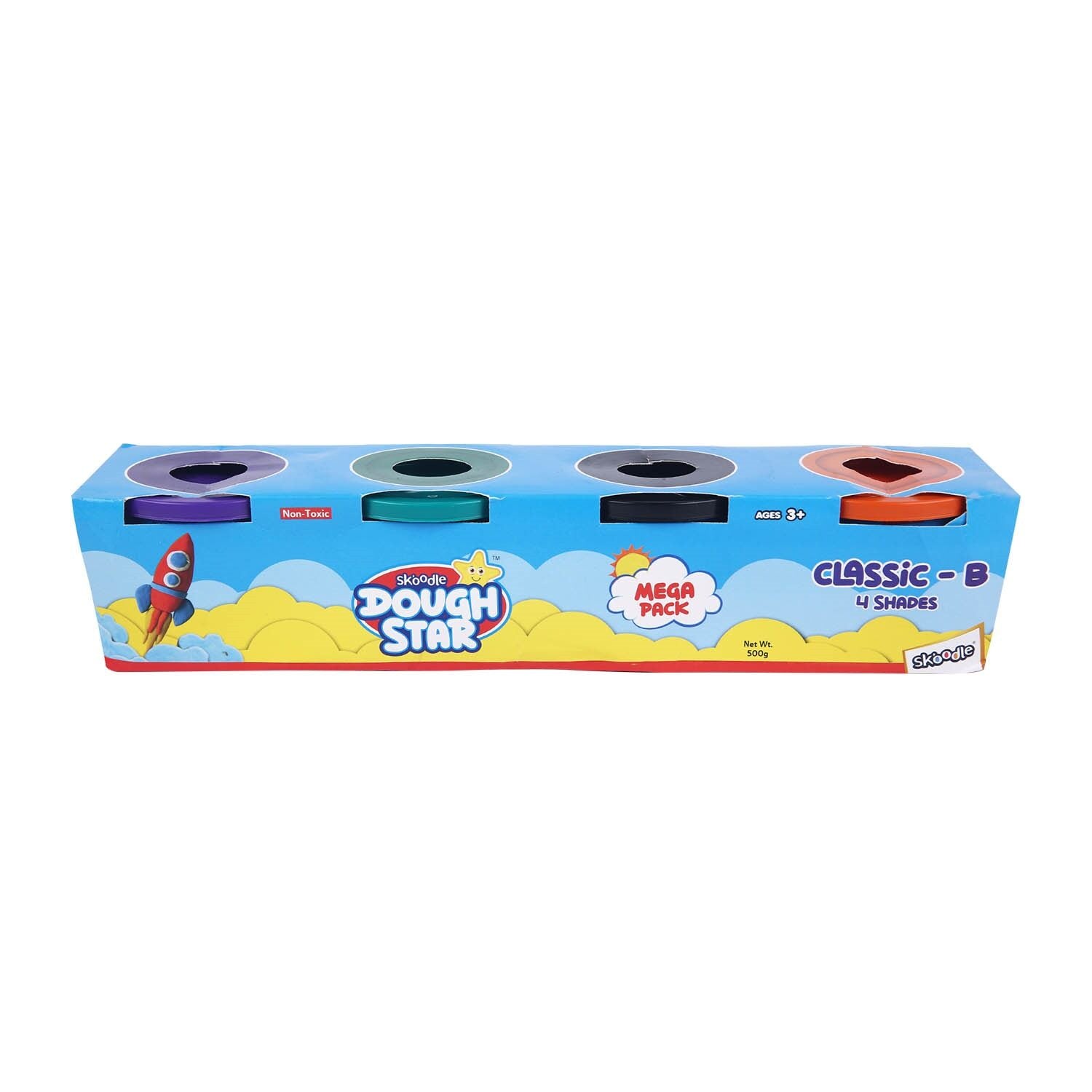 Skoodle Dough Star Mega 125 Gm - Pack Of 4B