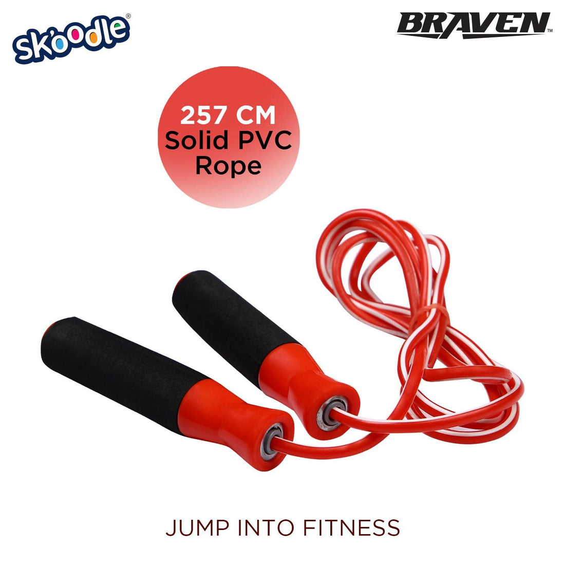 Skoodle Braven Cushion Grip Skipping Rope