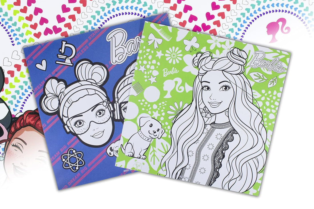 Mattel Barbie Secret Garden Coloring Book – 80 Pages