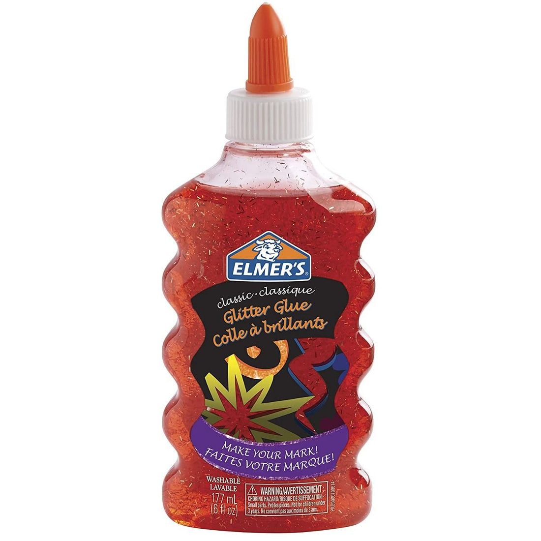 Elmer's Glitter Glue - Red (6 Fl Oz)