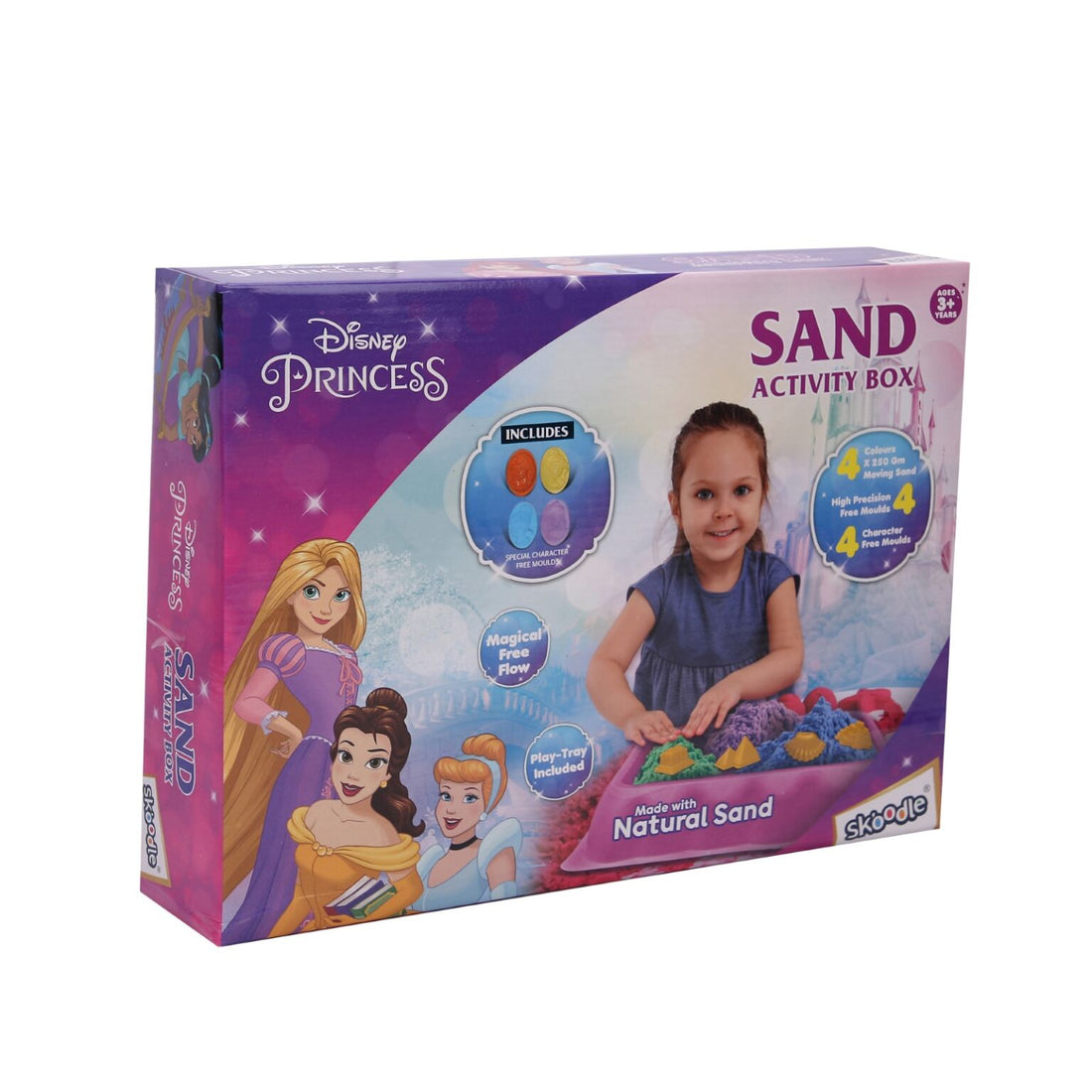 Disney Princess Sand Activity Box – Creative Sand Play & Moulding Set