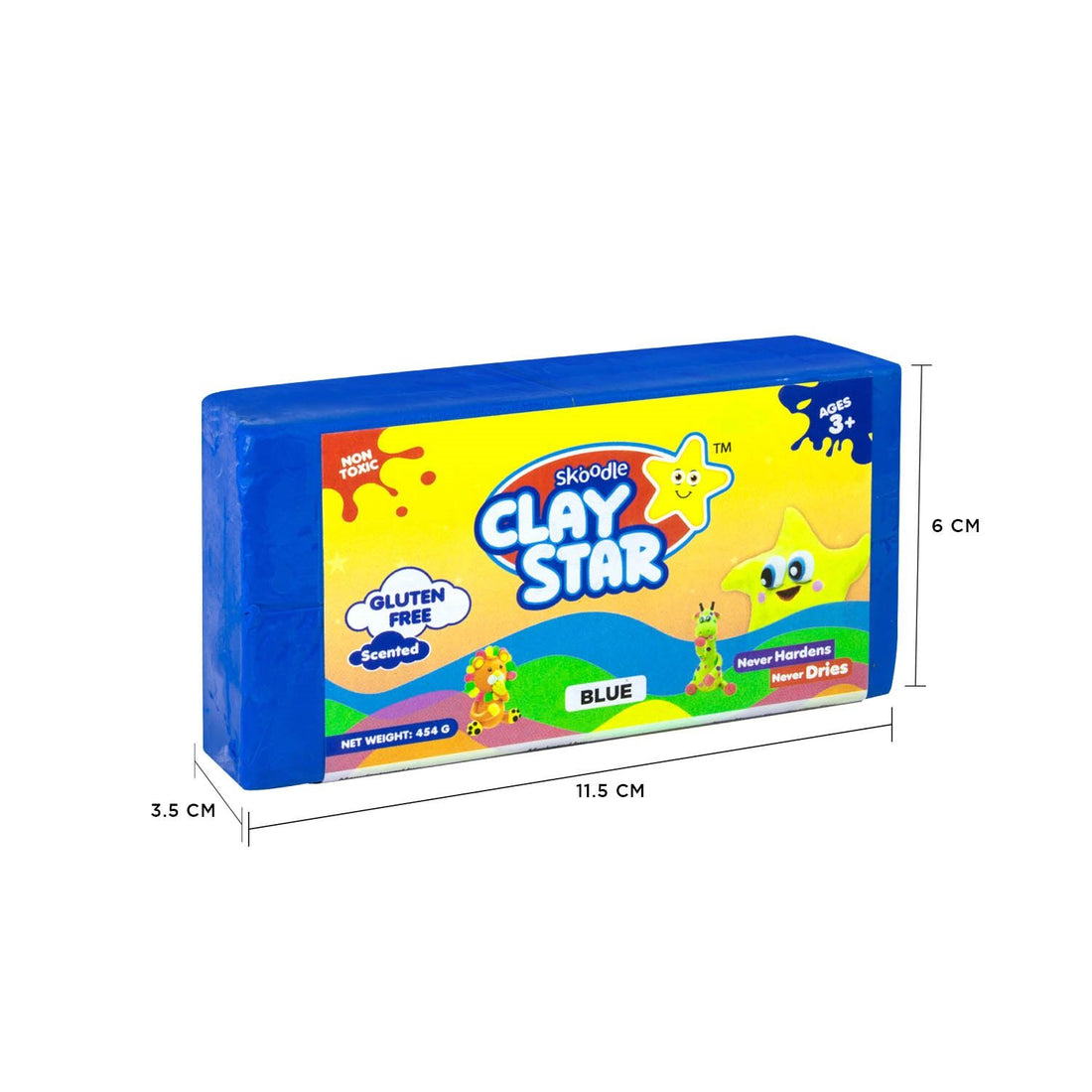 Skoodle Clay Star – 454 gm (Blue)