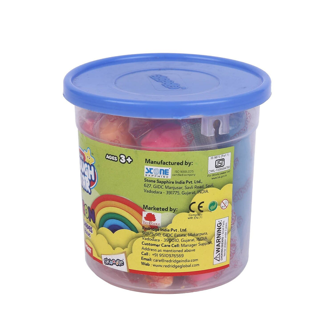 Skoodle Dough Star - Neon 6 Shades Bucket