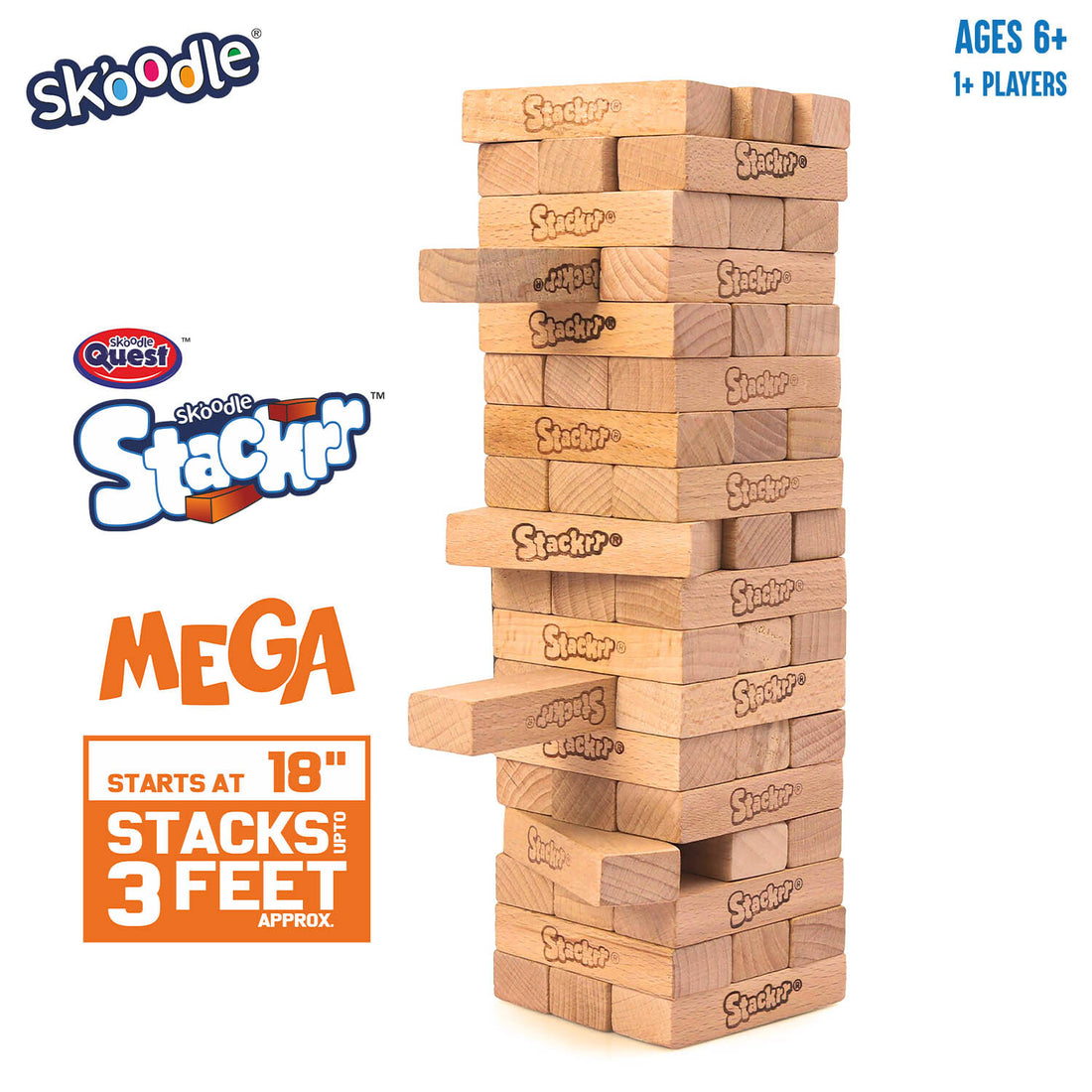 Skoodle Quest Mega Stackrr (4.75" x 1.58" x 1")