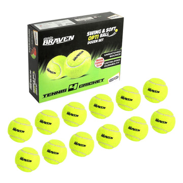 Skoodle BRAVEN Tennis4 Cricket Swing & Soft Ball (Set of 12)