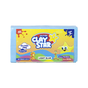 Skoodle Clay Star – 454 gm (Light Blue)