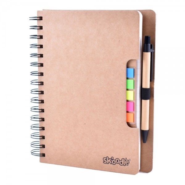 Skoodle Tan Spiral Yestebook