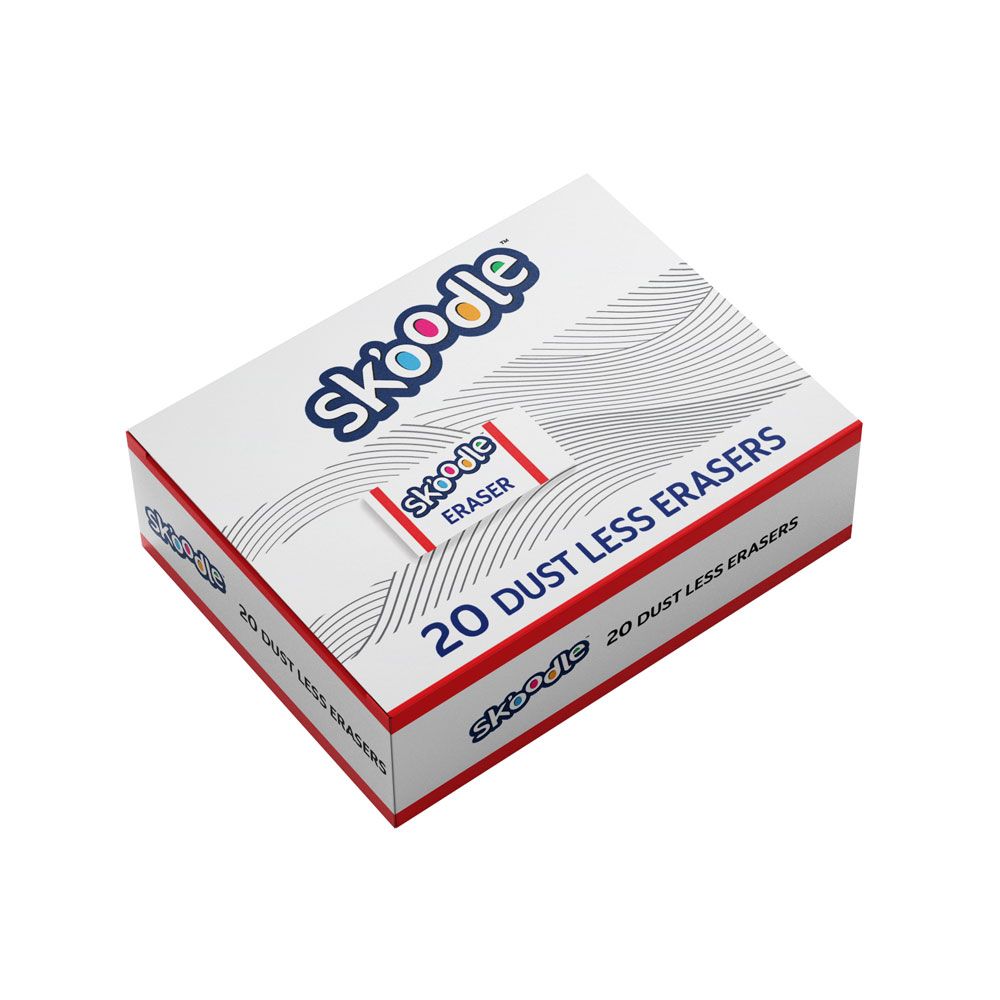 Skoodle Dustless Eraser - 20 Erasers