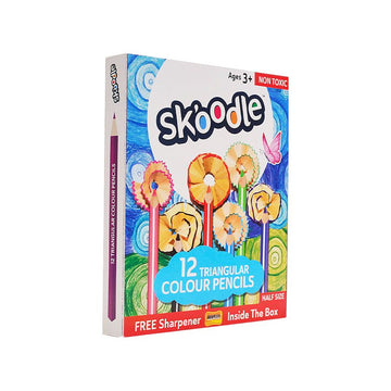 Skoodle 12 Mini Colour Pencils