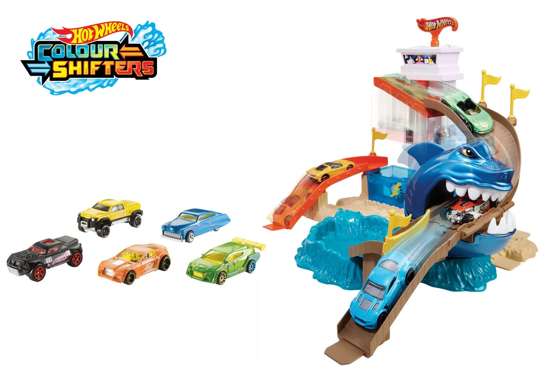 HOT WHEELS Color Shifters Sharkport Showdown