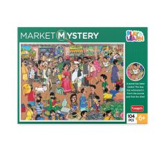 Playlearn Market Mystery - 104 Pcs Puzzle