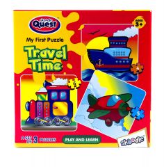 Skoodle My First Puzzle Travel Time for 3 old kids and above