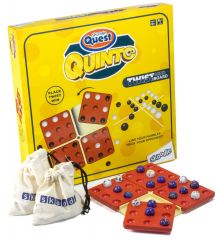 Skoodle Quest Quinto,  Brain puzzle and strategy board game for children and adults 