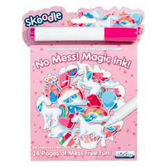Skoodle Magic Ink Colouring book, 24 Pages, Includes Magic Ink Marker