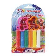 Skoodle Clay Star - Farm Animals Mini Series