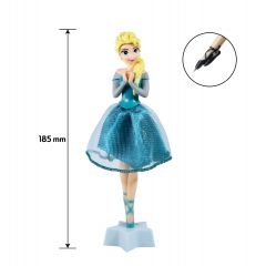 Disney Princess 3D Pens | Multicolor|Gift Collectible PVC Figure - Elsa