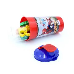 Skoodle Marvel Spiderman Tumbler Sipper Cup, Cute Water Bottle with Lid, Food Grade Plastic, Leak Proof, BPA Free, 300 ml with Surprise gift inside.
