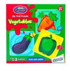 Skoodle My First Puzzle Vegetables for 3 old kids and above
