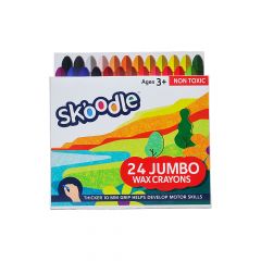 Skoodle 24 Jumbo Wax Crayons
