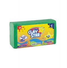 Skoodle Clay Star  Dark Green Colour Clay Bar For Kids 454 gms 